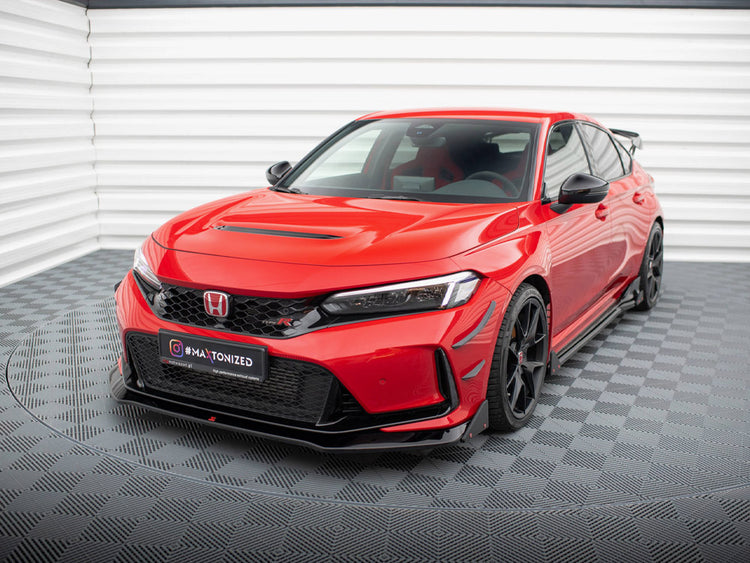 Front Splitter V.1 + Flaps Honda Civic Type-R Mk 11 - Wayside Performance 