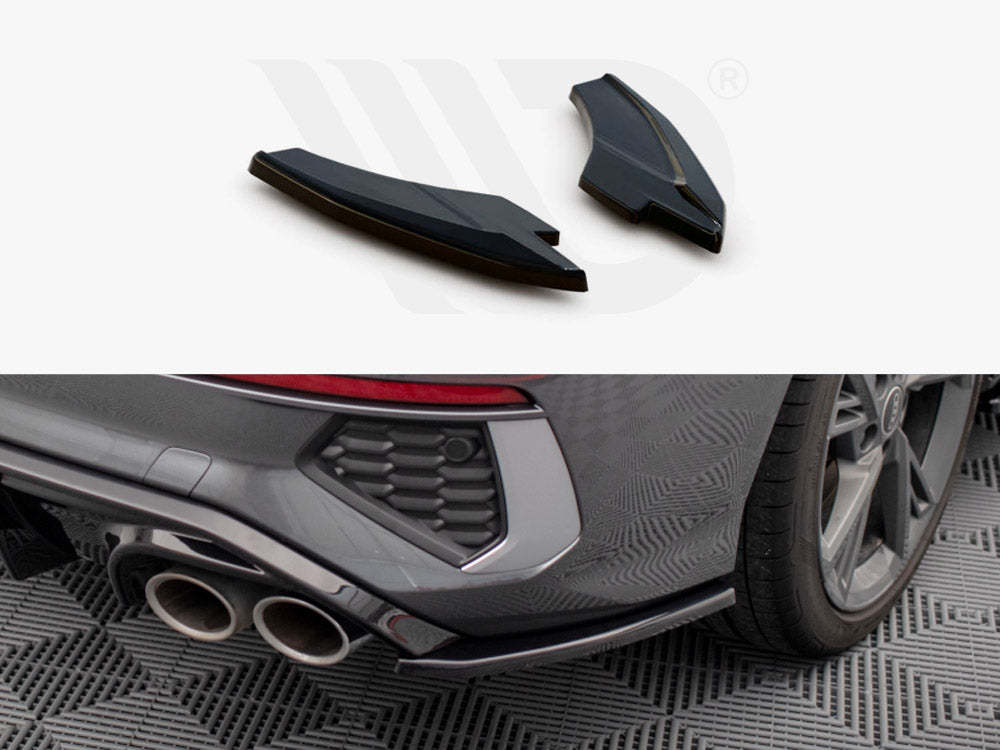 Rear Side Splitters V.2 Audi S3 Sedan 8Y - Wayside Performance 