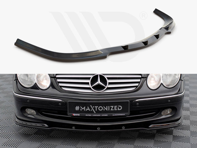 Front Splitter V.1 Mercedes CLK W 209 For Standard Version - Wayside Performance 