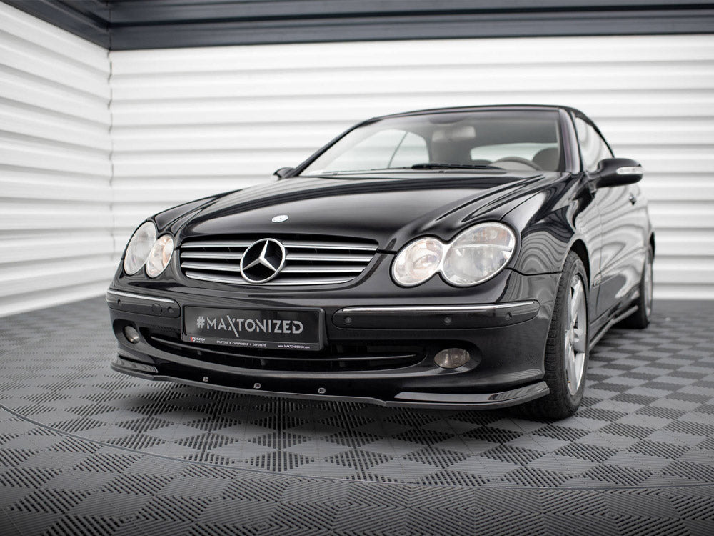 Front Splitter V.1 Mercedes CLK W 209 For Standard Version - Wayside Performance 