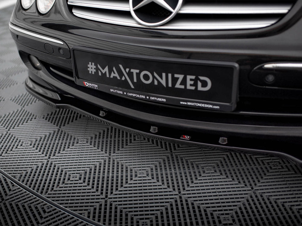 Front Splitter V.1 Mercedes CLK W 209 For Standard Version - Wayside Performance 