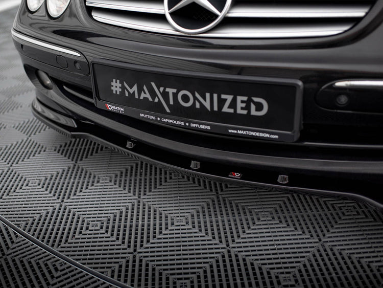 Front Splitter V.1 Mercedes CLK W 209 For Standard Version - Wayside Performance 