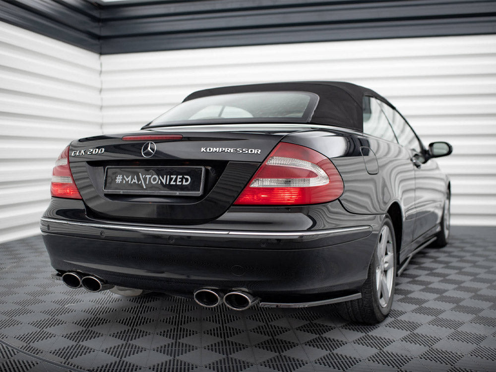 Rear Side Splitters V.1 Mercedes CLK W209 - Wayside Performance 
