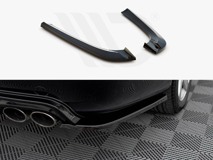 Rear Side Splitters V.2 Mercedes CLK W209 - Wayside Performance 