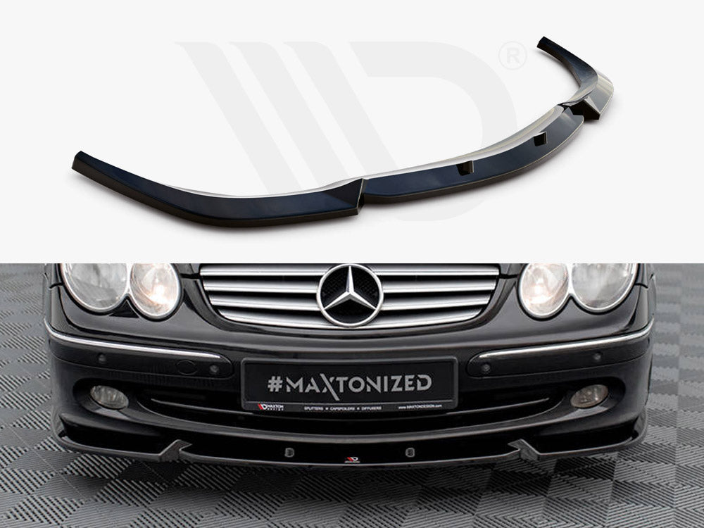 Front Splitter V.2 Mercedes CLK W209 - Wayside Performance 