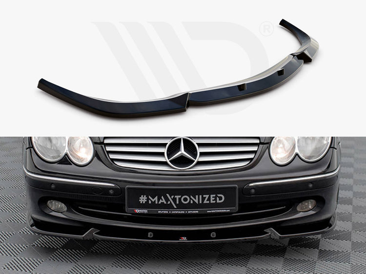 Front Splitter V.2 Mercedes CLK W209 - Wayside Performance 