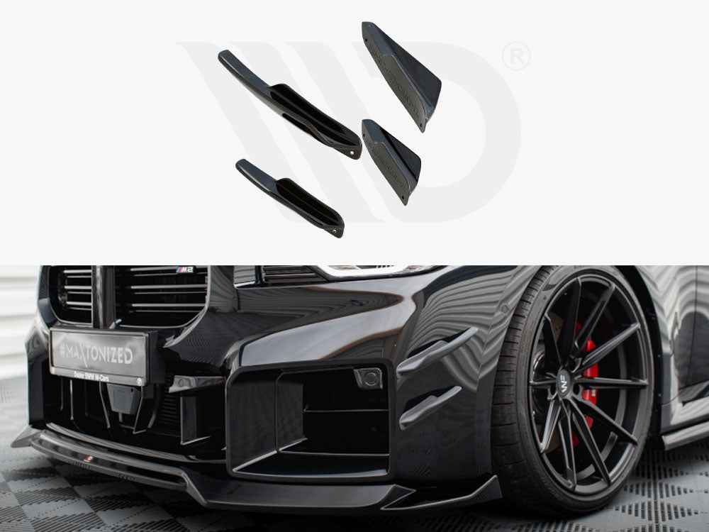 Front Bumper Wings (Canards) BMW M2 G87 - Wayside Performance 