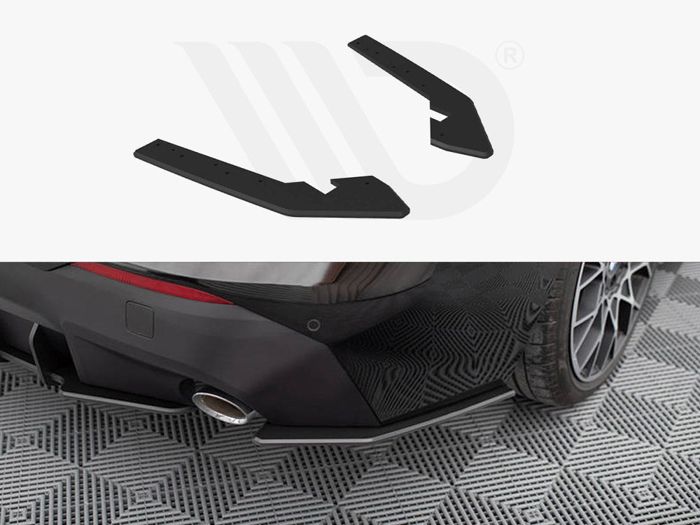 Street Pro Rear Side Splitters BMW 2 Coupe G42 - Wayside Performance 