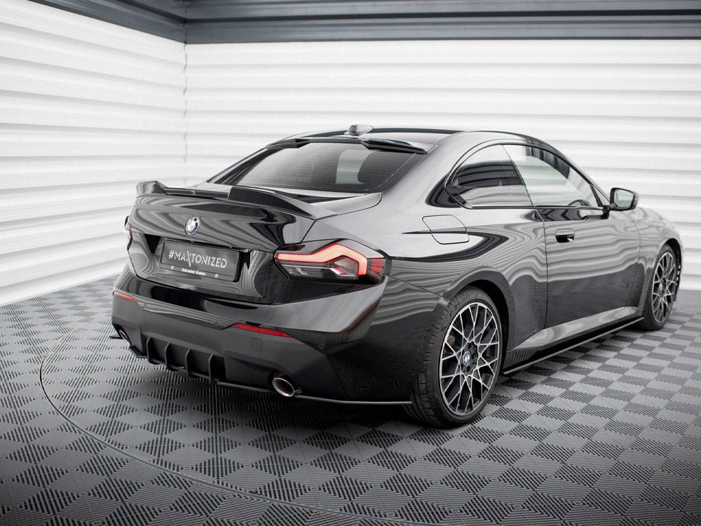 Street Pro Rear Side Splitters BMW 2 Coupe G42 - Wayside Performance 