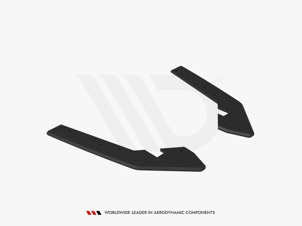 Street Pro Rear Side Splitters BMW 2 Coupe G42 - Wayside Performance 