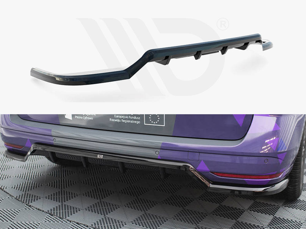 Central Rear Splitter (Vertical Bars) VW Multivan T7 - Wayside Performance 