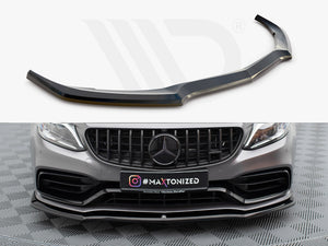 Front Splitter V.1 Mercedes-AMG C63 Sedan / Estate W205 Facelift - Wayside Performance 