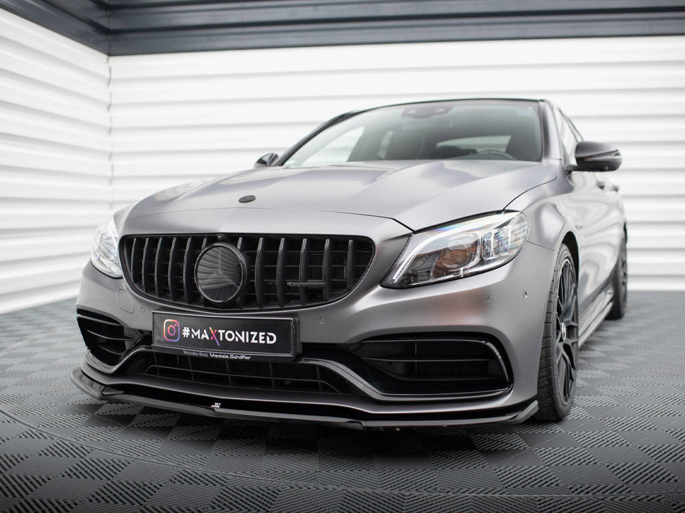 Front Splitter V.1 Mercedes-AMG C63 Sedan / Estate W205 Facelift - Wayside Performance 