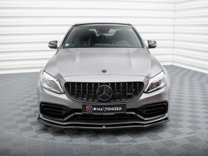 Front Splitter V.1 Mercedes-AMG C63 Sedan / Estate W205 Facelift - Wayside Performance 
