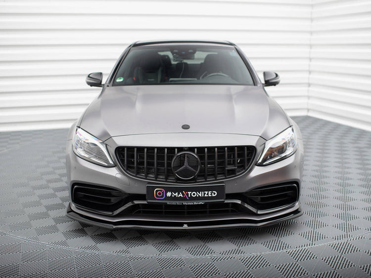 Front Splitter V.1 Mercedes-AMG C63 Sedan / Estate W205 Facelift - Wayside Performance 