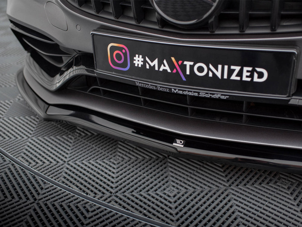 Front Splitter V.1 Mercedes-AMG C63 Sedan / Estate W205 Facelift - Wayside Performance 