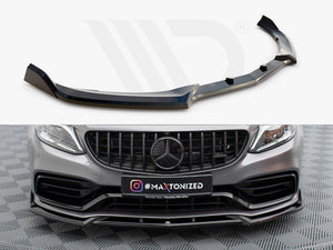 Front Splitter V.2 Mercedes-AMG C63 Sedan / Estate W205 Facelift - Wayside Performance 