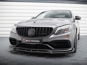 Front Splitter V.2 Mercedes-AMG C63 Sedan / Estate W205 Facelift - Wayside Performance 