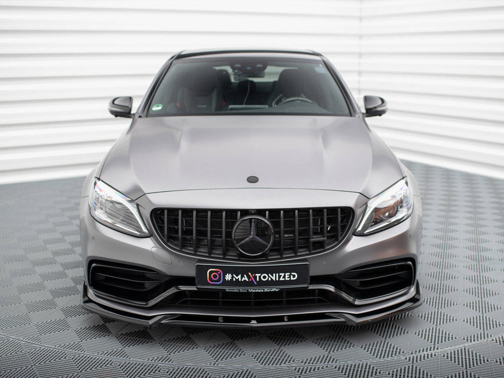Front Splitter V.2 Mercedes-AMG C63 Sedan / Estate W205 Facelift - Wayside Performance 