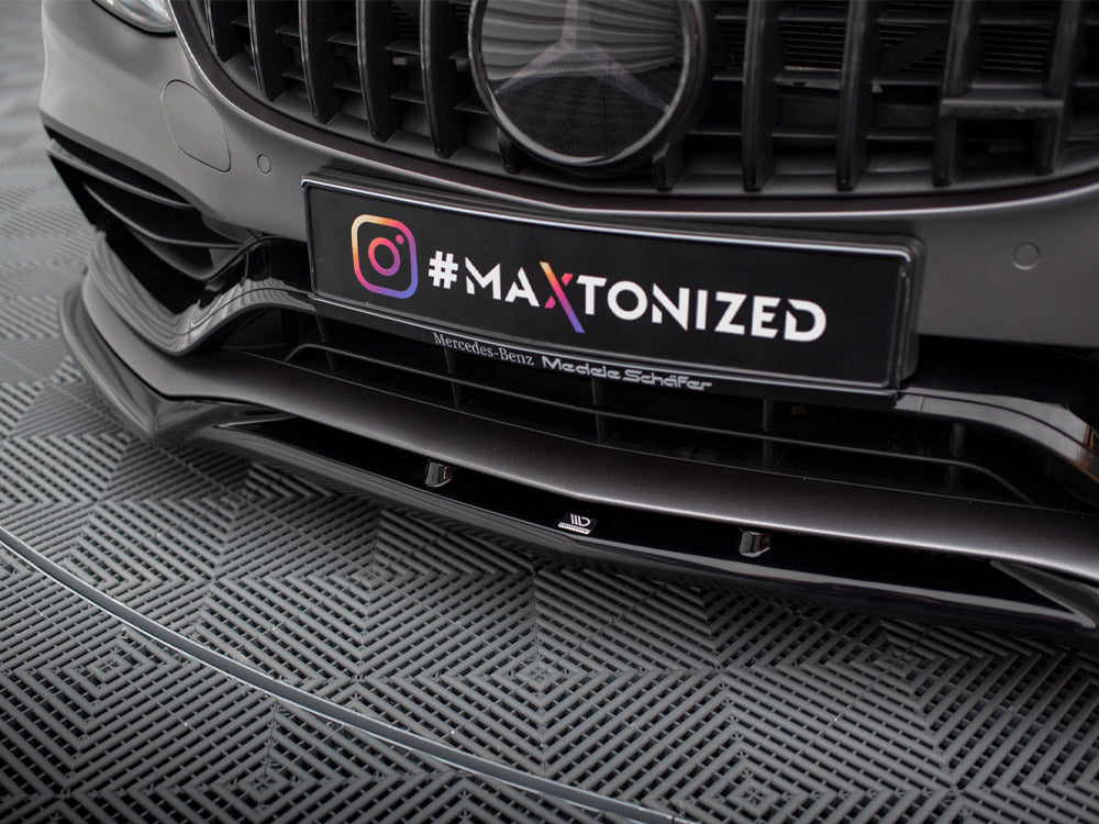 Front Splitter V.2 Mercedes-AMG C63 Sedan / Estate W205 Facelift - Wayside Performance 