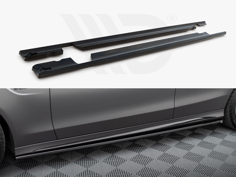 Side Skirts Diffusers Mercedes-AMG C63 Sedan / Estate W205 Facelift - Wayside Performance 