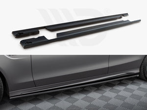 Side Skirts Diffusers Mercedes-AMG C63 Sedan / Estate W205 Facelift - Wayside Performance 