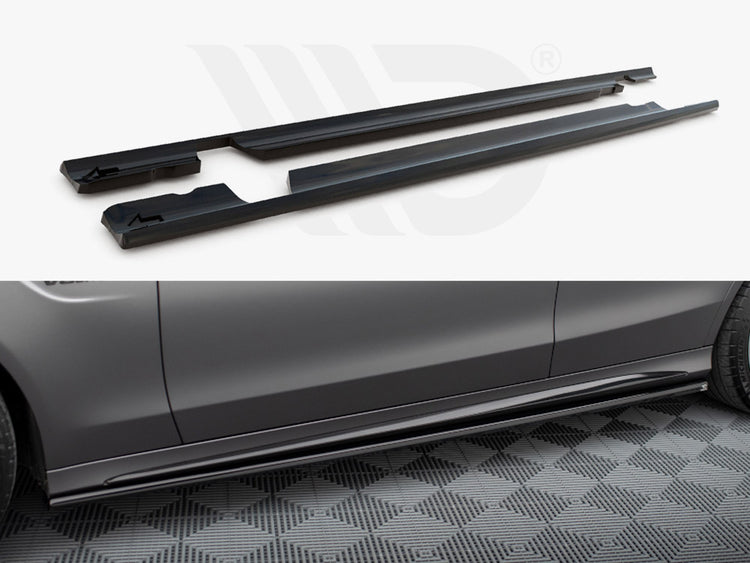 Side Skirts Diffusers Mercedes-AMG C63 Sedan / Estate W205 Facelift - Wayside Performance 