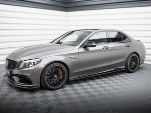 Side Skirts Diffusers Mercedes-AMG C63 Sedan / Estate W205 Facelift - Wayside Performance 