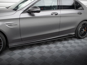 Side Skirts Diffusers Mercedes-AMG C63 Sedan / Estate W205 Facelift - Wayside Performance 