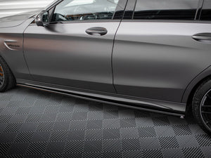 Side Skirts Diffusers Mercedes-AMG C63 Sedan / Estate W205 Facelift - Wayside Performance 