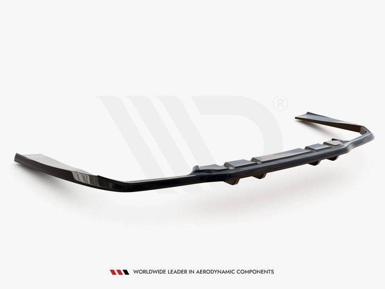 Central Rear Splitter (Vertical Bars) Mercedes-AMG C63 Sedan / Estate W205 Facelift - Wayside Performance 