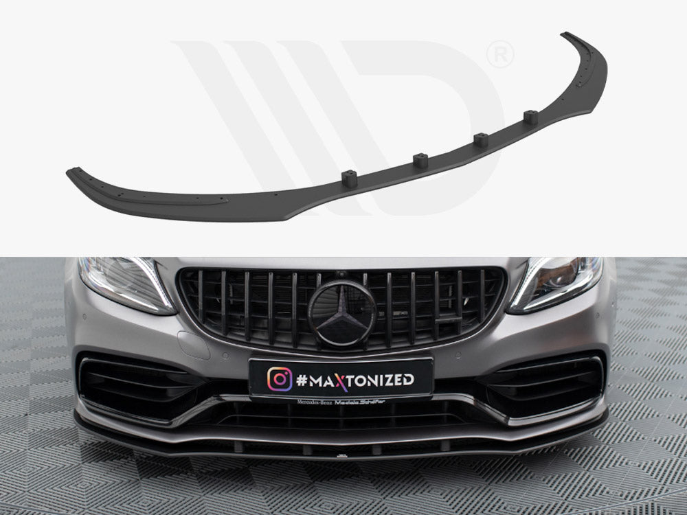 Street PRO Front Splitter Mercedes-AMG C63 Sedan / Estate W205 Facelift - Wayside Performance 