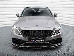 Street PRO Front Splitter Mercedes-AMG C63 Sedan / Estate W205 Facelift - Wayside Performance 