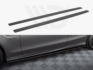 Street PRO Side Skirts Diffusers Mercedes-AMG C63 Sedan / Estate W205 Facelift - Wayside Performance 