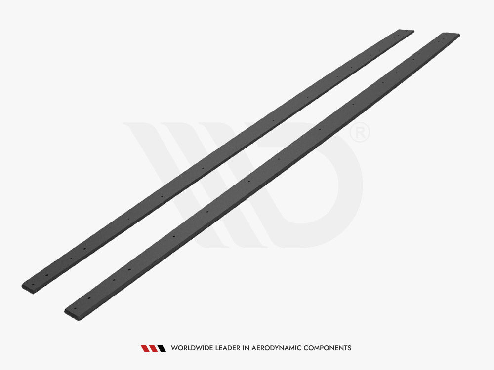 Street PRO Side Skirts Diffusers Mercedes-AMG C63 Sedan / Estate W205 Facelift - Wayside Performance 