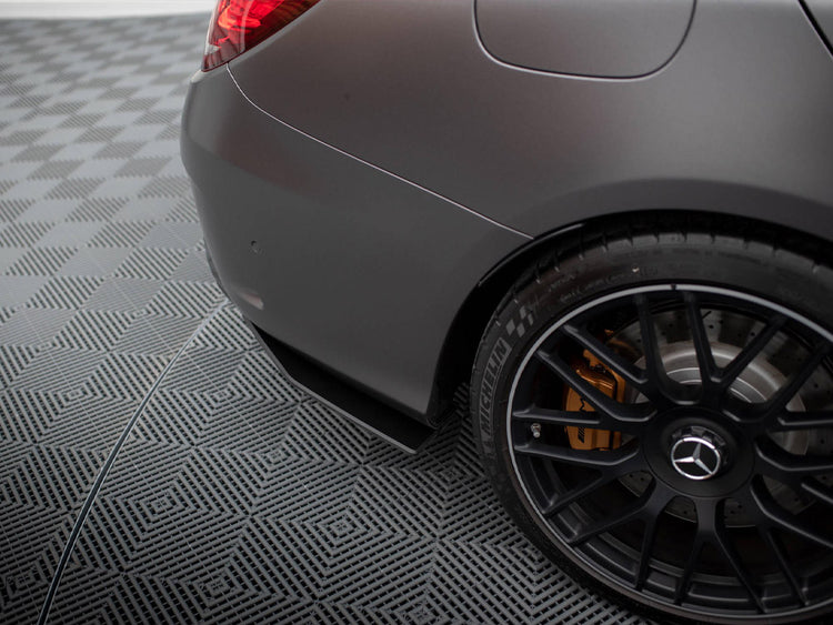Street Pro Rear Side Splitters Mercedes-AMG C63 Sedan / Estate W205 Facelift - Wayside Performance 