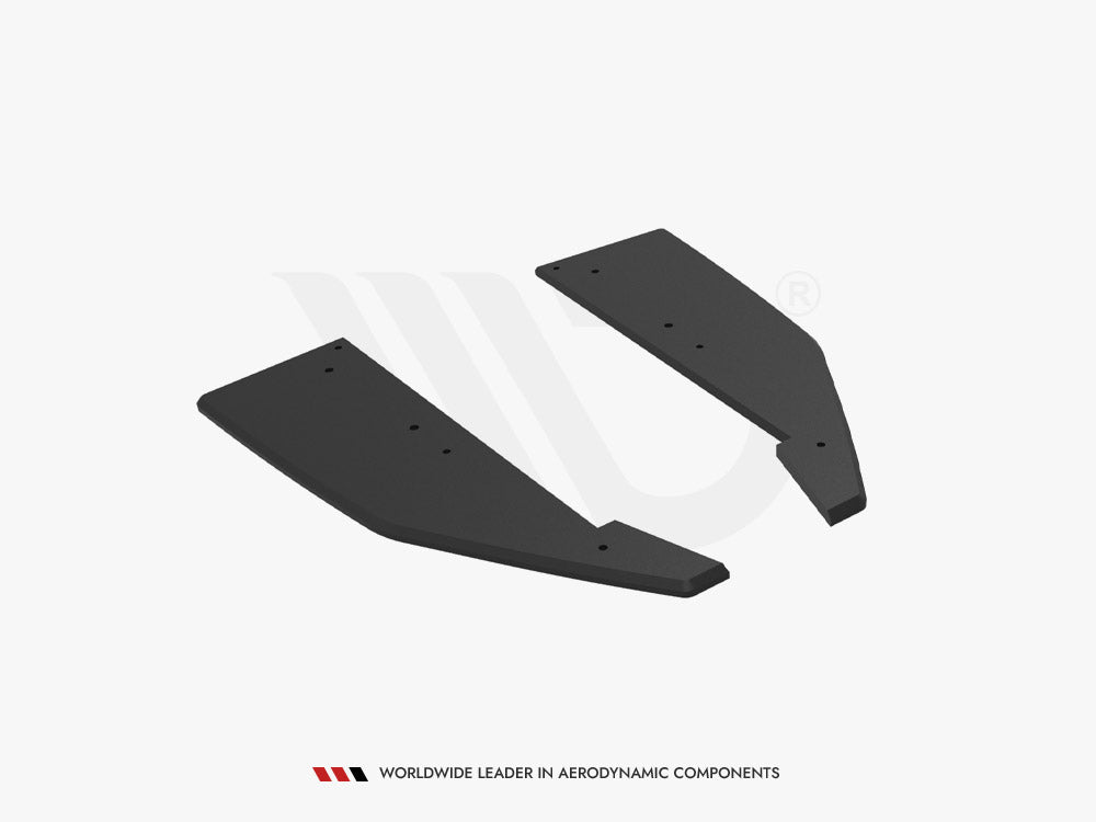 Street Pro Rear Side Splitters Mercedes-AMG C63 Sedan / Estate W205 Facelift - Wayside Performance 