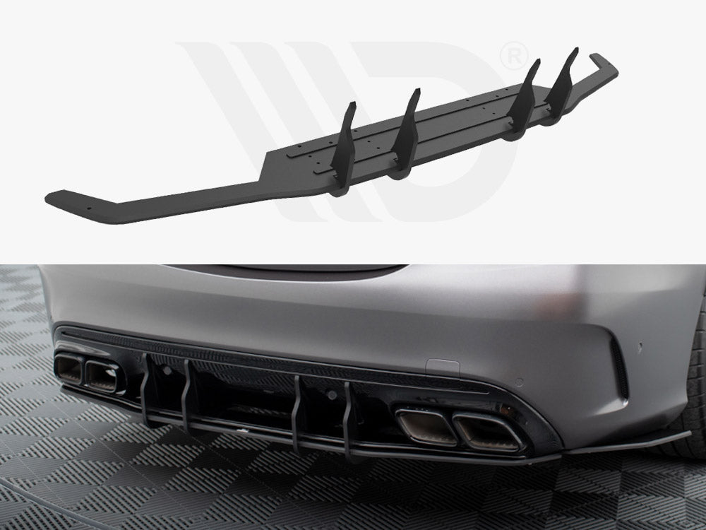 Street PRO Rear Diffuser Mercedes-AMG C63 Sedan / Estate W205 Facelift - Wayside Performance 