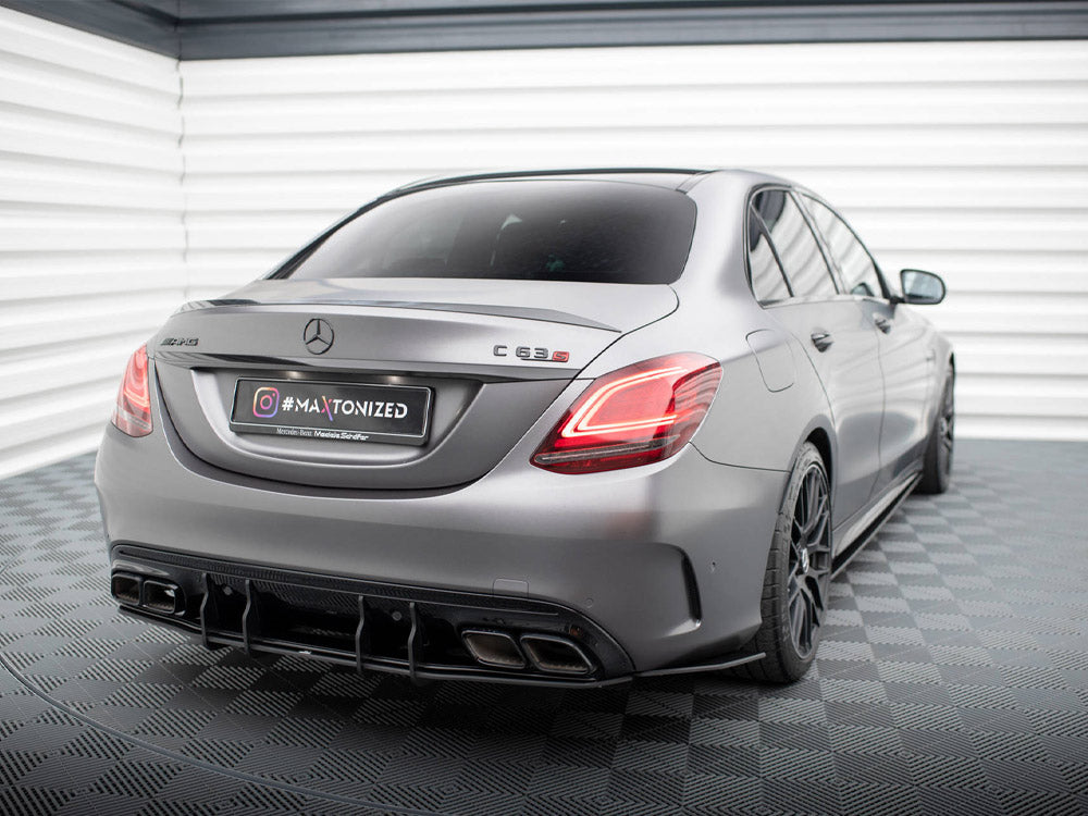 Street PRO Rear Diffuser Mercedes-AMG C63 Sedan / Estate W205 Facelift - Wayside Performance 