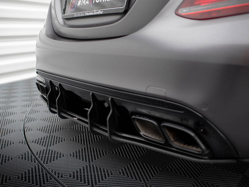 Street PRO Rear Diffuser Mercedes-AMG C63 Sedan / Estate W205 Facelift - Wayside Performance 