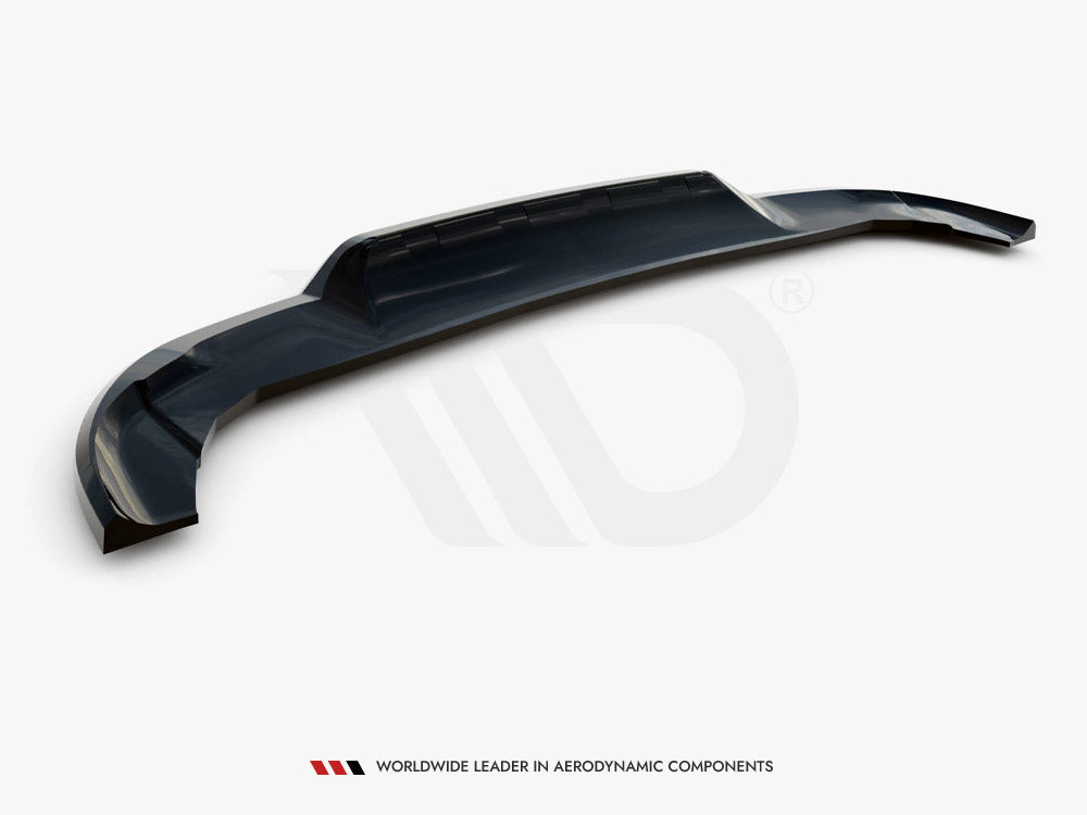 Central Rear Splitter (Vertical Bars) Mercedes-Benz A AMG-Line W176 Facelift - Wayside Performance 