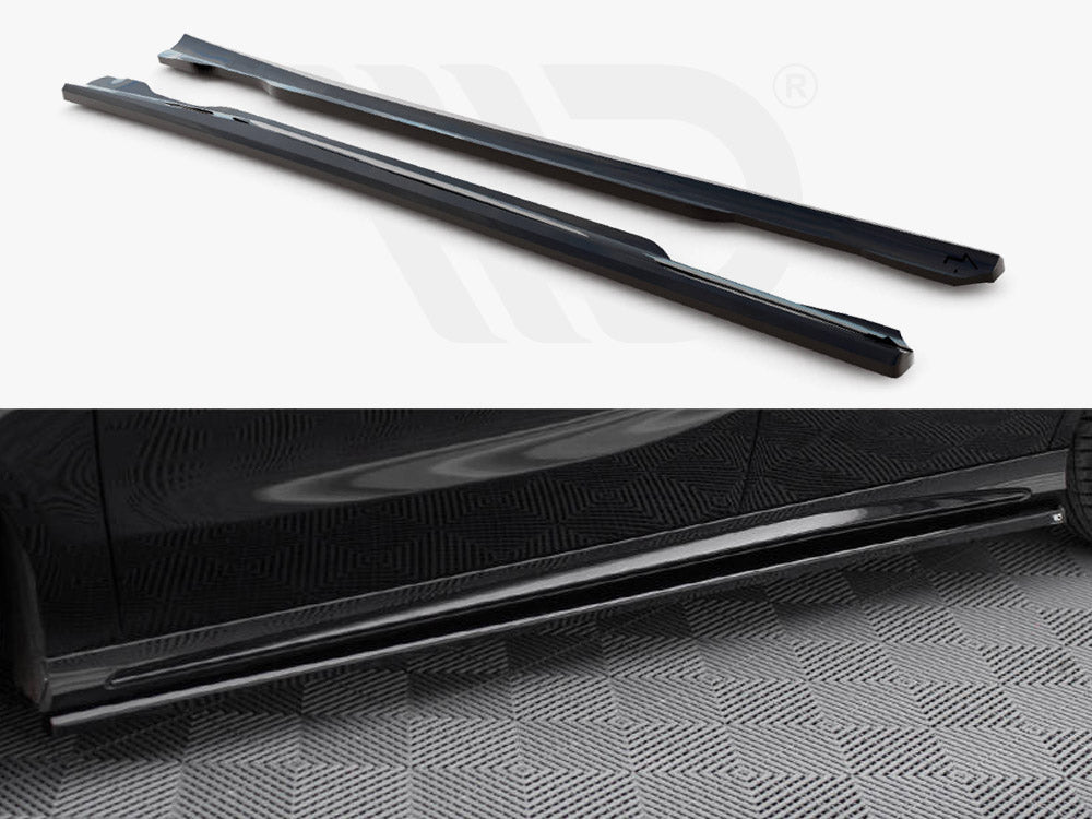 Side Skirts Diffusers Mercedes-Benz A AMG-Line W176 Facelift - Wayside Performance 