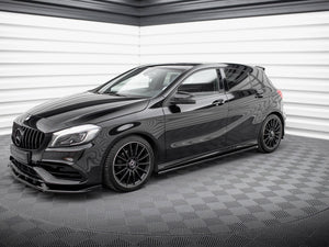 Side Skirts Diffusers Mercedes-Benz A AMG-Line W176 Facelift - Wayside Performance 