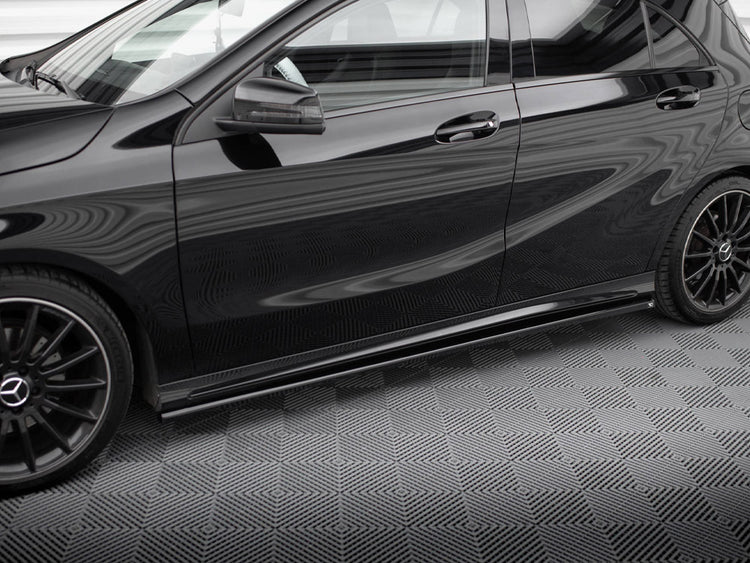 Side Skirts Diffusers Mercedes-Benz A AMG-Line W176 Facelift - Wayside Performance 