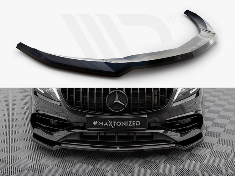 Front Splitter V.1 Mercedes-Benz A AMG-Line W176 Facelift - Wayside Performance 