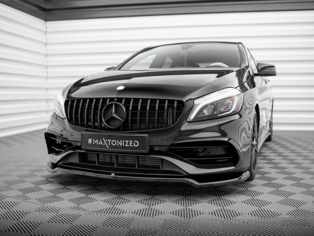 Front Splitter V.1 Mercedes-Benz A AMG-Line W176 Facelift - Wayside Performance 