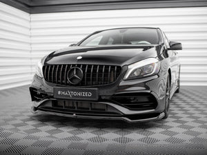Front Splitter V.1 Mercedes-Benz A AMG-Line W176 Facelift - Wayside Performance 