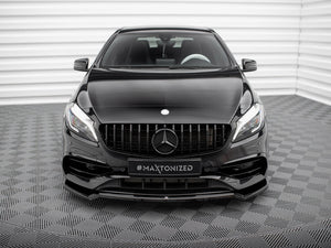 Front Splitter V.1 Mercedes-Benz A AMG-Line W176 Facelift - Wayside Performance 