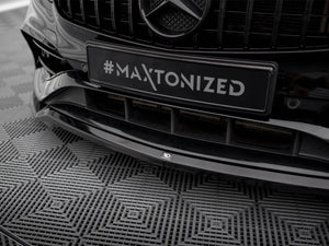 Front Splitter V.1 Mercedes-Benz A AMG-Line W176 Facelift - Wayside Performance 
