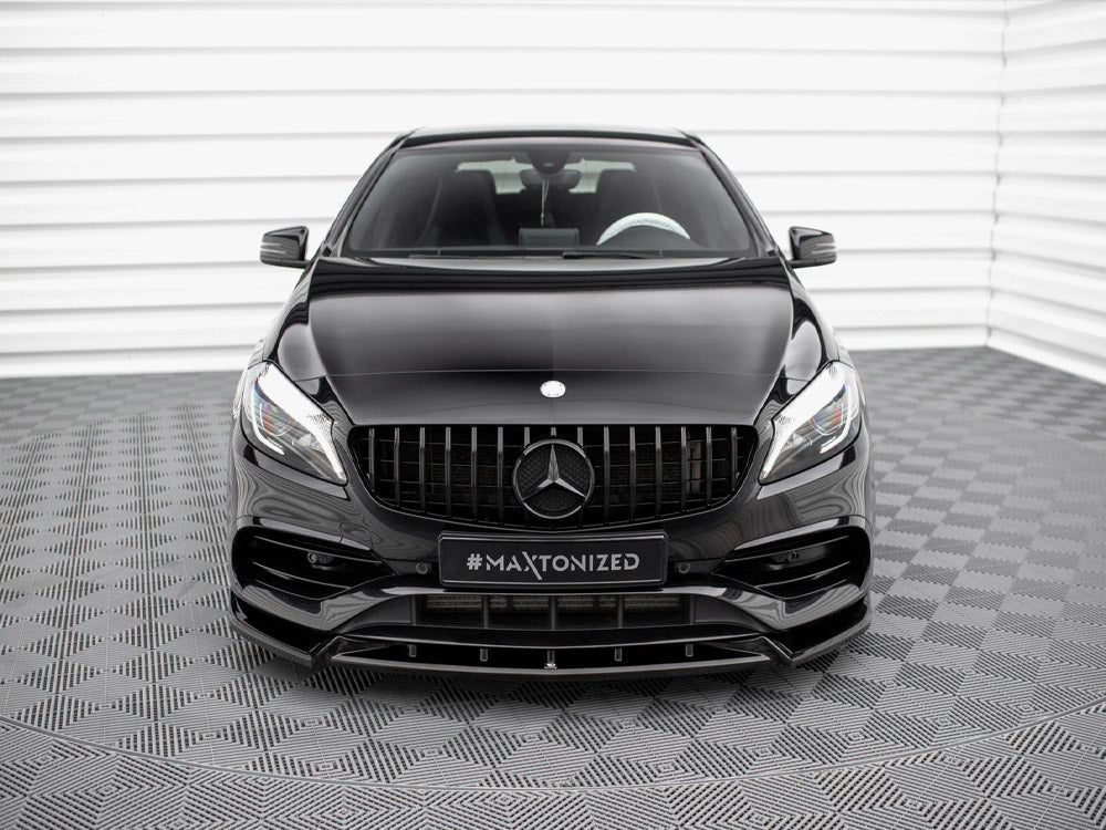 Front Splitter V.2 Mercedes-Benz A AMG-Line W176 Facelift - Wayside Performance 